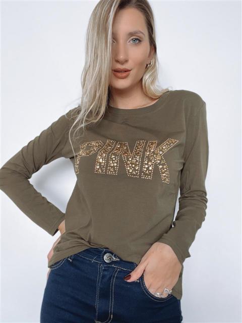 Remera Pink ML