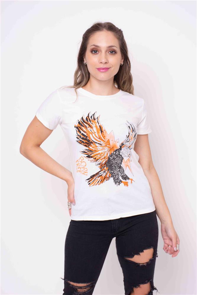 Remera Condor con Apliques